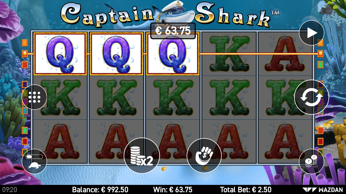 captain shark slot online